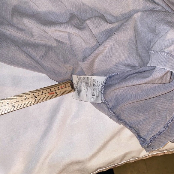 Nudie Jeans Long‎ Sleeve Distressed Henley Top Women's Large Gray - Picture 6 of 9